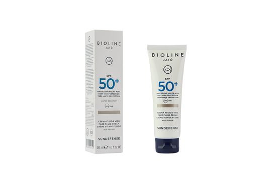 SPF50+ Very High Protection Face Fluid Cream Age Repair