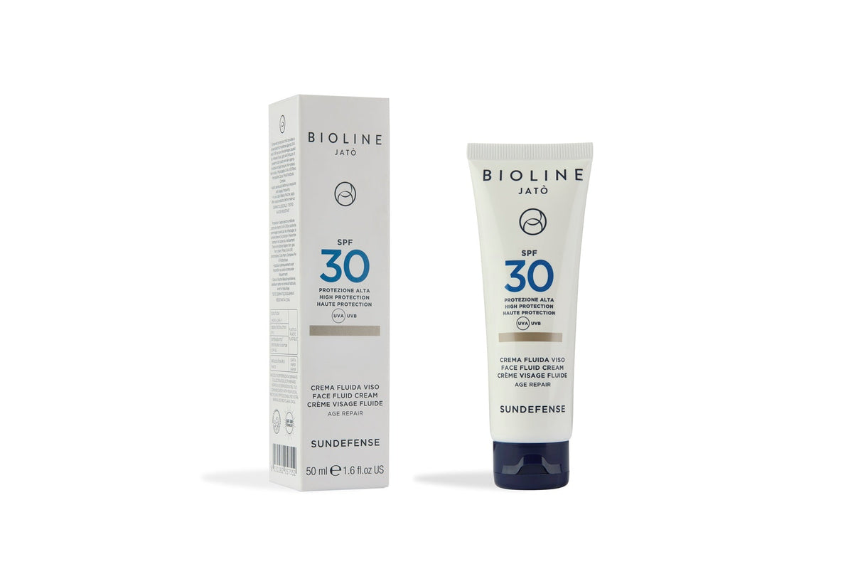 SPF30 High Protection Face Fluid Cream Age Repair