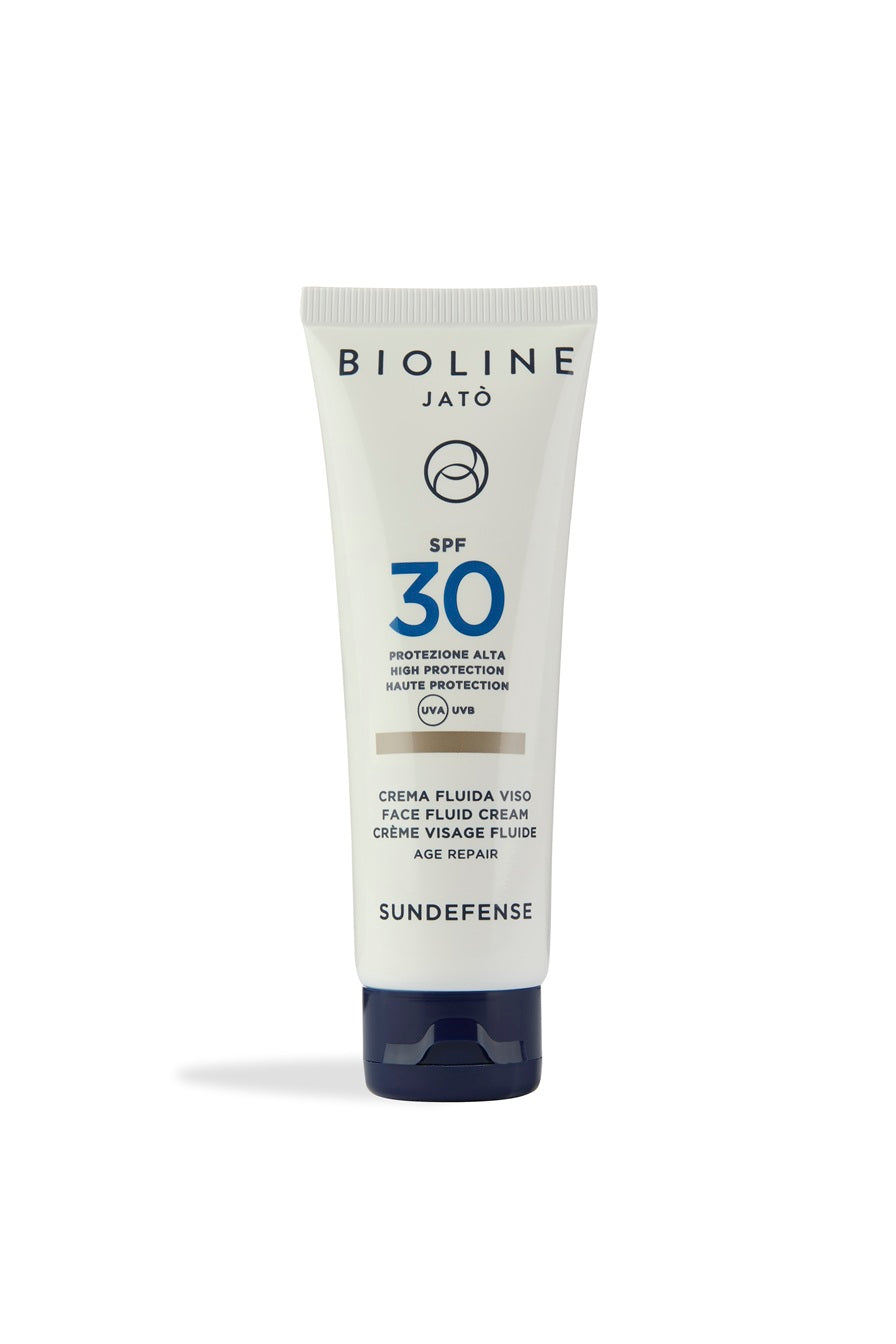 SPF30 High Protection Face Fluid Cream Age Repair
