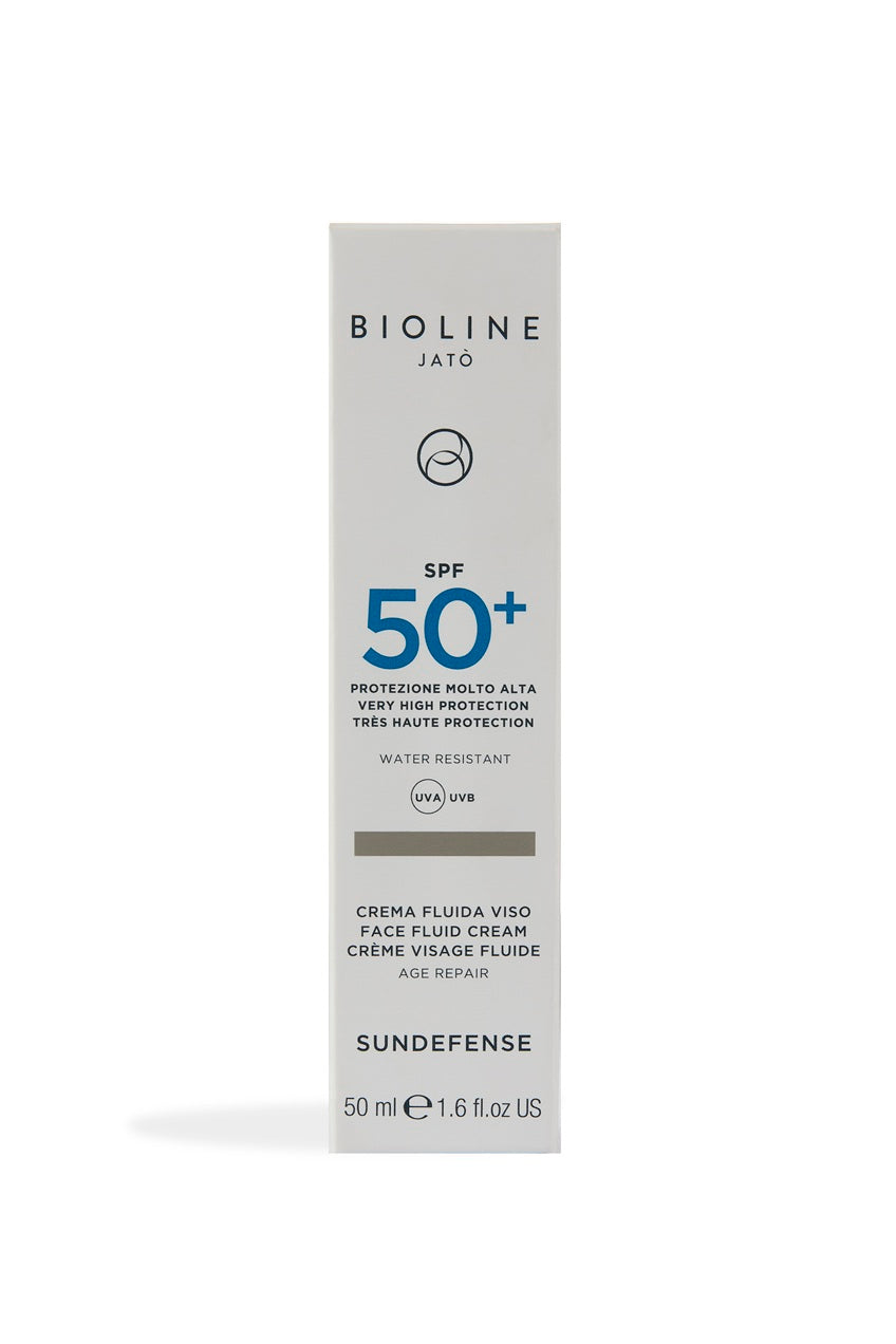 SPF50+ Very High Protection Face Fluid Cream Age Repair