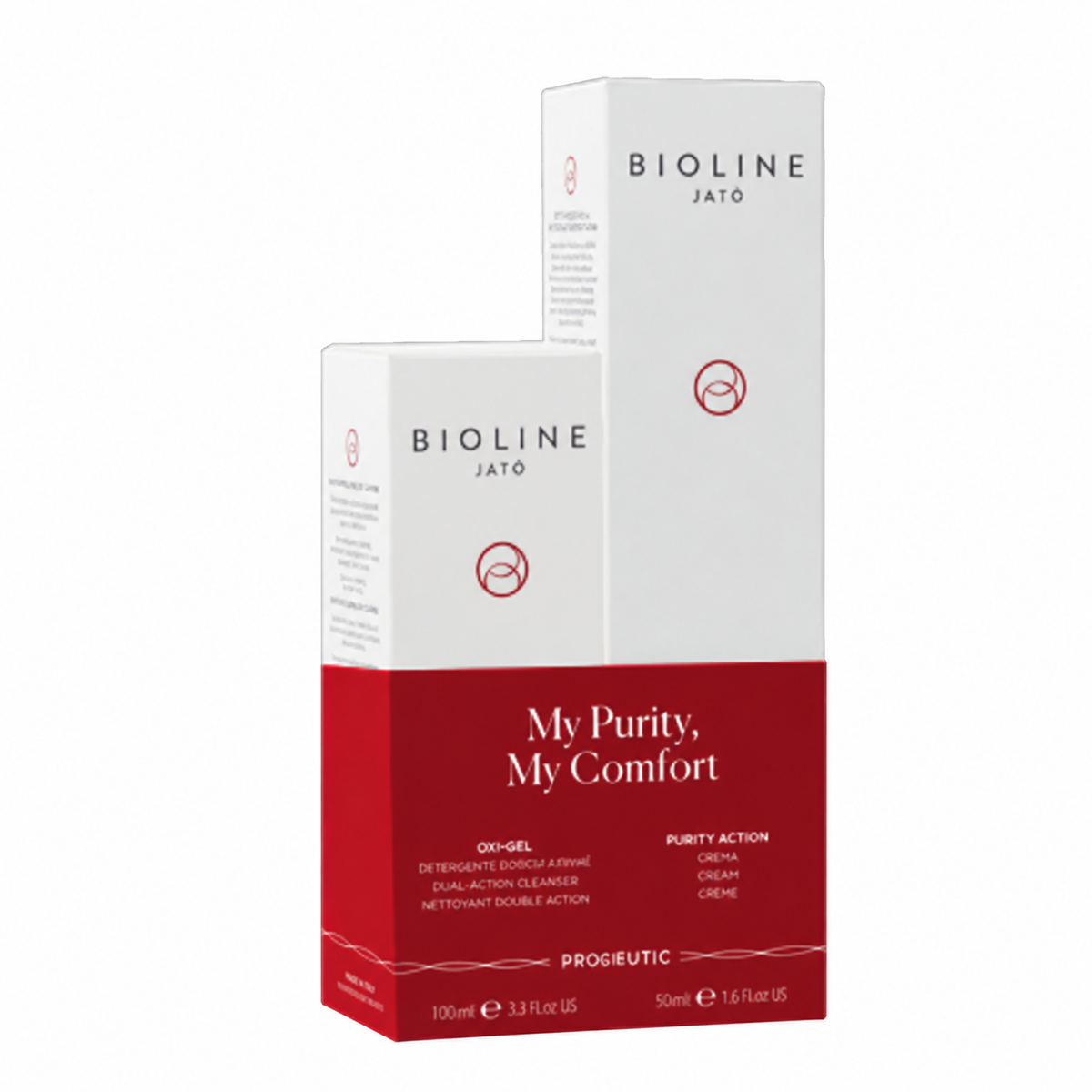 Limited Edition - My Purity My Comfort op rustige achtergrond