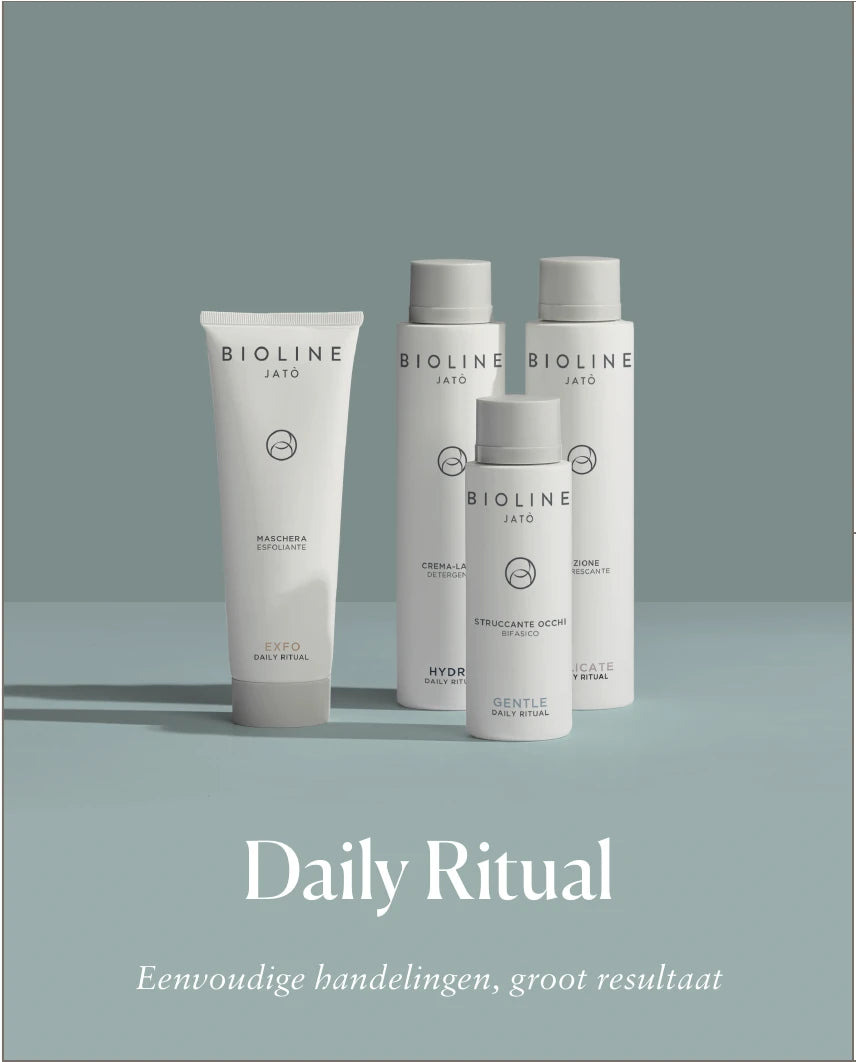 De productlijn Daily Ritual van Bioline Jatò