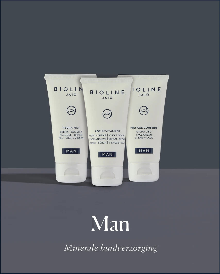 De productlijn Men Mineral van Bioline Jatò